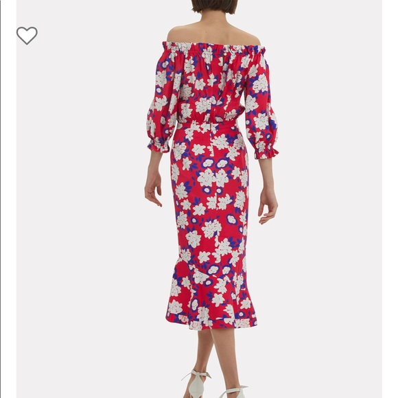 Worn once 🎉host pick🎉 SALONI Grace Dress in Dahlia - Picture 7 of 8